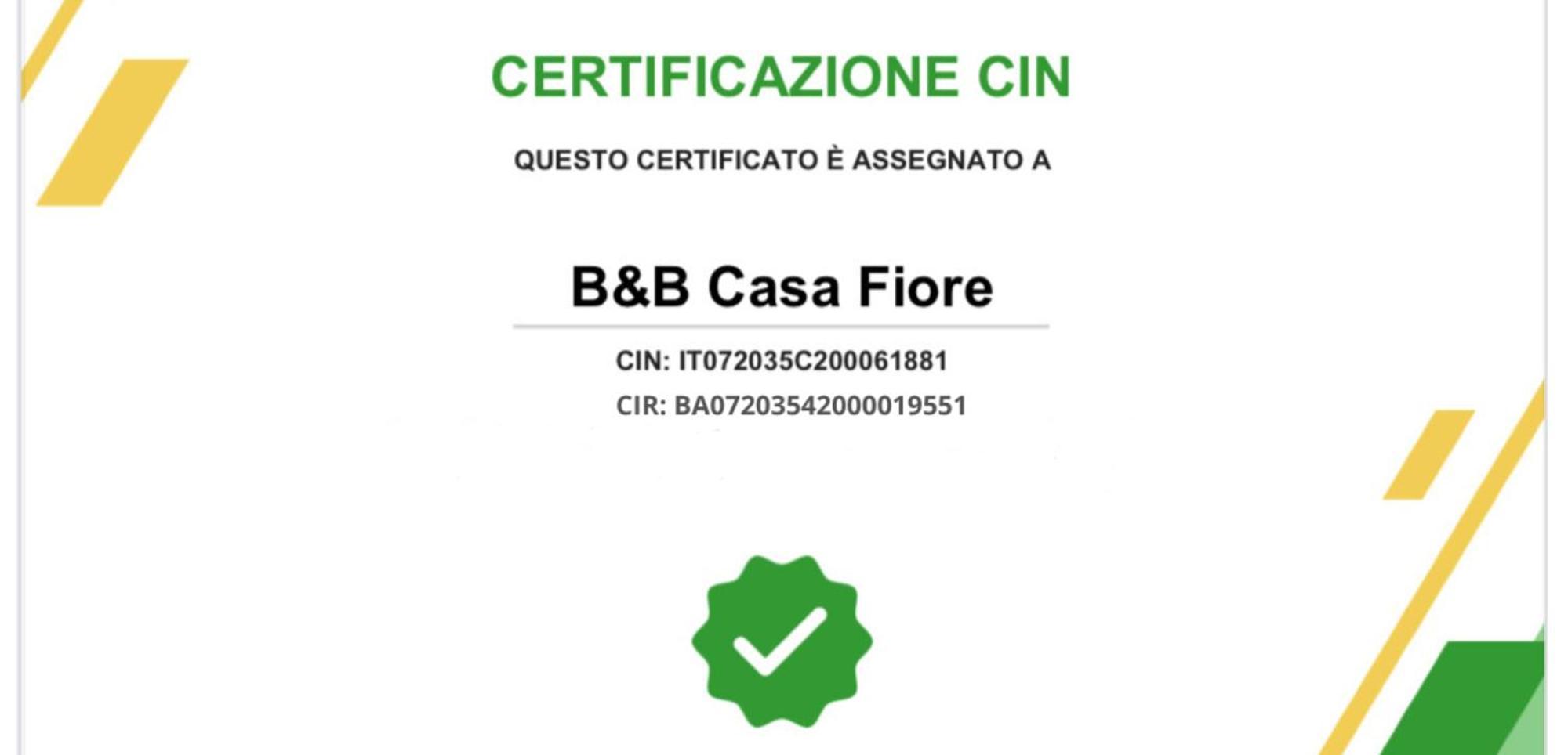 B&B Casa Fiore Polignano a Mare Kültér fotó
